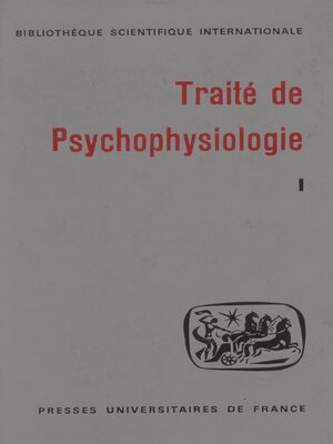 cover image of Traité de psychophysiologie (1)